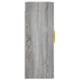 Wall Mounted Cabinets 2 pcs Grey Sonoma Engineered Wood 3197935