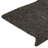Stair Mats Self-adhesive 30 pcs 65x21x4 cm Anthracite Rectangular Edge 3365699
