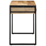 ZNTS Desk 100x50x75 cm Solid Rough Wood Mango 4015931