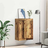 Wall Mounted Cabinet Old Wood 69.5 x 34 x 90 cm Engineered Wood 882424