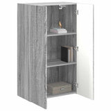 TV Wall Cabinet Grey Sonoma 59.5 x 31 x 100 cm Engineered Wood 892375
