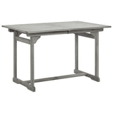 Garden Dining Table x80x75 cm Solid Acacia Wood 316575