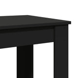 ZNTS Bar Table Black 102x50x103.5 cm Engineered Wood 854410