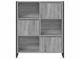 Book Cabinet Grey Sonoma 68 x 30 x 108.5 cm Engineered Wood 886543