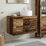 Bathroom Furniture Set 2 pcs Old Wood Engineered Wood 3404006