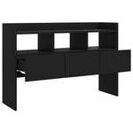 ZNTS Sideboard Black 105x30x70 cm Engineered Wood 808378