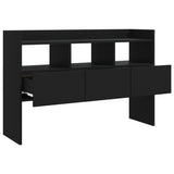 ZNTS Sideboard Black 105x30x70 cm Engineered Wood 808378
