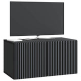 Wall-Mounted TV Cabinet Black 59.5 x 31 x 30 cm Engineered Wood 898536
