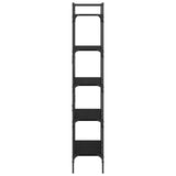 Bookcase Black Oak 56 x 32 x 174 cm Engineered Wood 882148