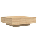 Coffee Table Sonoma Oak 100x100x31 cm Engineered Wood 836597