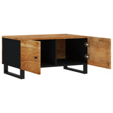 Coffee Table 80x50x40 cm Solid Wood Acacia&Engineered Wood 350637