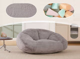 GOMYWAY Bean Bag Chair, Shell-Shaped Bean Bag Couch for Adults, Giant Bean Sofa with High-Rebound W2678P385460