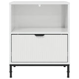 Bedside Cabinet with Drawer High gloss white 49 x 36 x 61 cm 883482