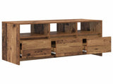 TV Cabinet 102 x 37.5 x 52.5 cm Oak Wood Engineered Wood 8017358