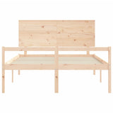 Senior Bed without Mattress 160x200 cm Solid Wood 3195491