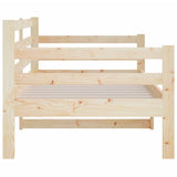 Day Bed without Mattress 90x190cm Solid Wood Pine 814639