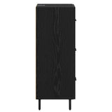 Sideboard Black oak 34 x 34.5 x 90 cm Engineered wood 881578