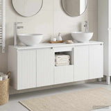 Bathroom Cabinet Set 3 pcs White 49.5 x 41 x 64.5 cm 3405627