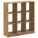 Bookcase Artisian Oak 102x32x108 cm Engineered Wood 3307845