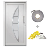 ZNTS Front Door White 98x208 cm 279208