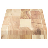 Floating Shelves 2 pcs 100x20x4 cm Untreated Solid Wood Acacia 3279428