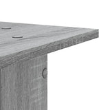 Speaker Stands 2 pcs Grey Sonoma 30x30x95 cm Engineered Wood 852677