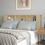 Headboard Cabinet Sonoma Oak 180x18.5x104.5 cm 811946
