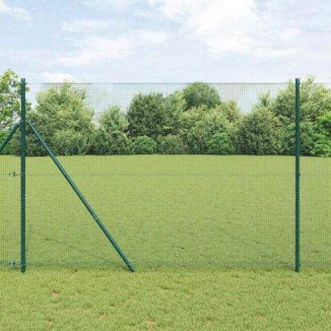 Welded Wire Fence Green 1.5 x 10 m Steel 42005046