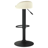 Bar Stool Cream Velvet 333589
