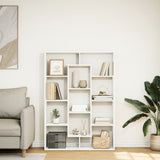 Book Cabinet White 102x29x143 cm Engineered Wood 3310298