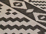 Outdoor Rug Black Polypropylene 100x200 cm UV-resistant 340850