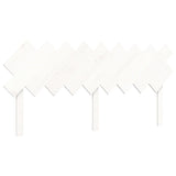 Bed Frame without Mattress White Super King Size Solid Wood Pine 3193742
