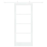 Sliding Door Manual White 86 x 198.5 cm Wood and metal 3332228