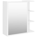 803308 Bathroom Mirror Cabinet White 62,5x20,5x64 cm Engineered Wood