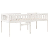 Children's Bed without Mattress White 75x190 cm Solid Wood Pine 855022