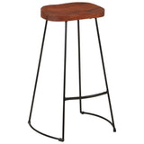 Gavin Bar Stools 2 pcs 50x40x78 cm Solid Wood Mango 344916