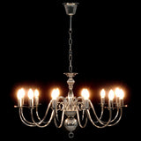 Chandelier Silver 12 x E14 Bulbs 281622
