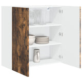 Wall Cabinet PORTO Smoked Oak 80 x 31 x 80 cm Engineered Wood 885410