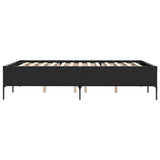 Bed Frame without Mattress Black 140x200 cm 3279797