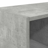 Shoe Racks 2 pcs Stackable Concrete Grey 89.5x30x40 cm 858846