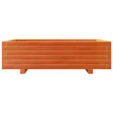 Garden Planter Wax Brown 90x60x26.5 cm Solid Wood Pine 847345