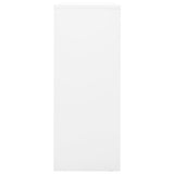 Office Cabinet White 90x40x102 cm Steel 336405