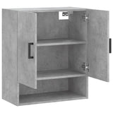 Wall Cabinet Concrete Grey 60x31x70 cm Engineered Wood 829912