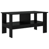Coffee Table Black Oak 90 x 50 x 45 cm Engineered Wood 8000253