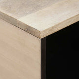 Coffee Table with Shelf Beige 80 x 50 x 40 cm Solid Acacia wood 4018120