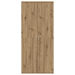 Shoe Cabinet with Door Brown 80 x 39 x 180 cm Engineered wood 3333874