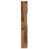 Bathroom Cabinet Old Wood 32x25.5x190 cm Engineered Wood 856048