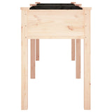 Planter with Liner 203x53x76 cm Solid Wood Fir 364239