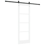 Sliding Door Manual ORKDAL White 73.5 x 211 cm Wood and metal 3332466