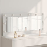 Vanity Mirror White 100 x 45 x 18 cm Glass and Engineered wood 868325